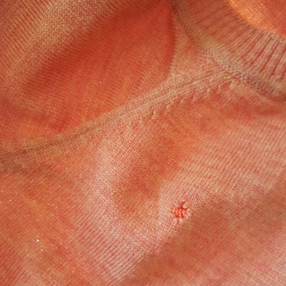 🍀SALE🍀Burberry Orange Sweater - Picture 7 of 8